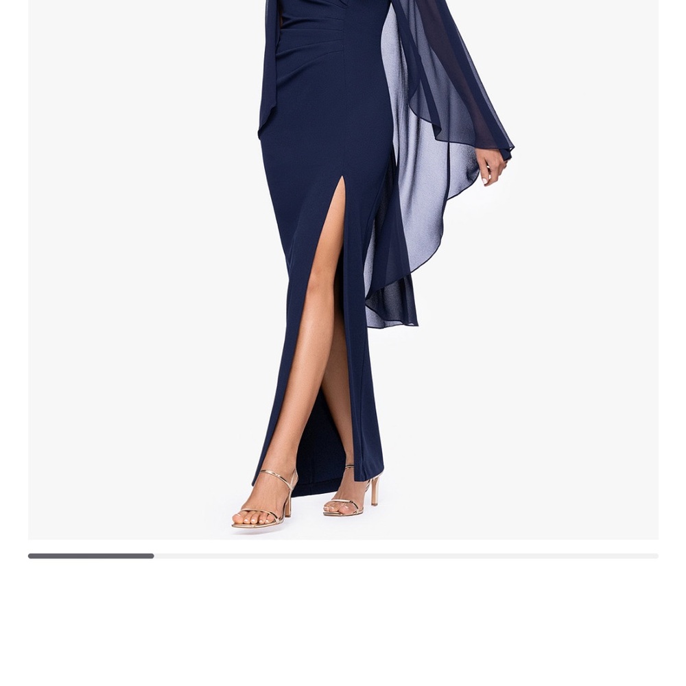 Xscape Navy Blue Formal dress